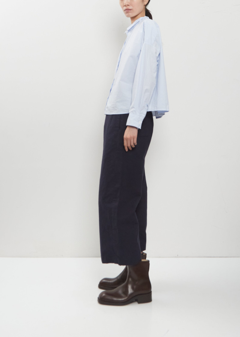 Maya Cotton Shirt — Azur 2