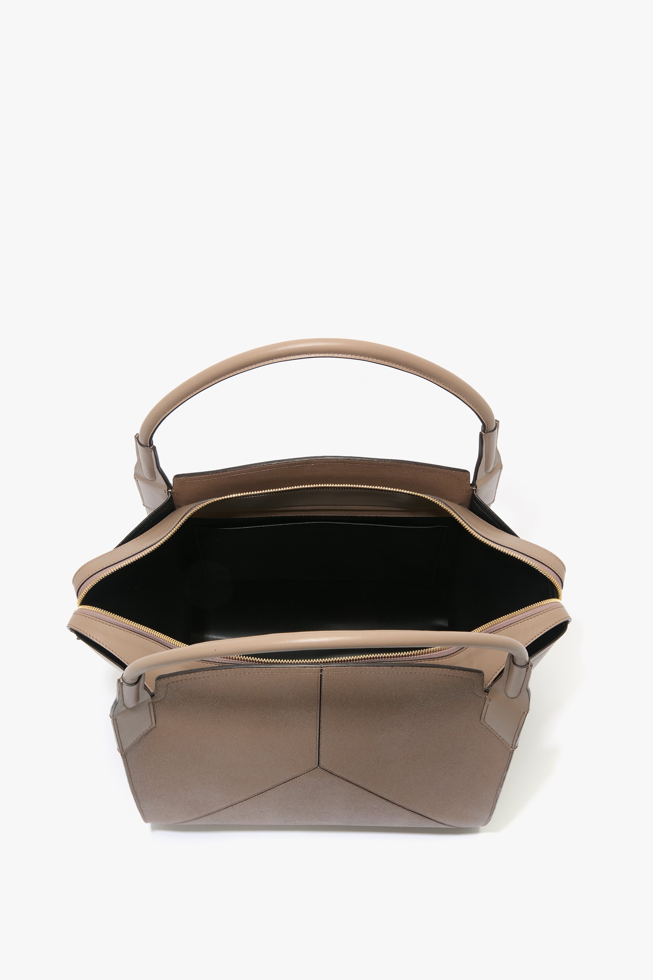 Victoria Bag In Dove Grey Grained Leather - 8