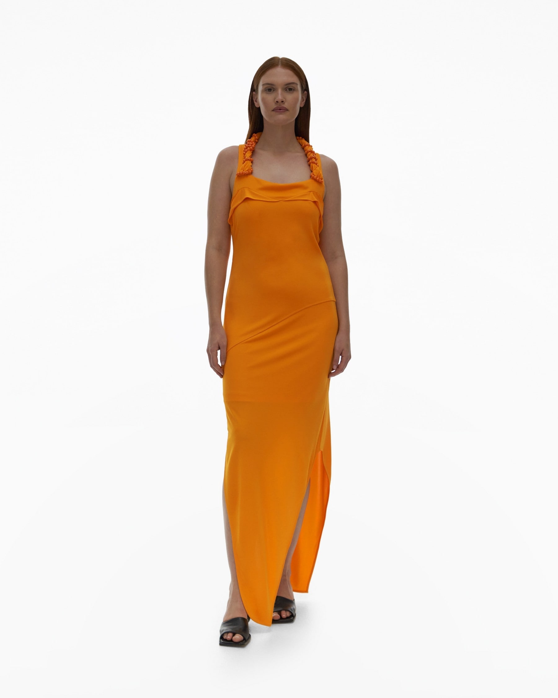 TWISTED JERSEY DRESS - 8