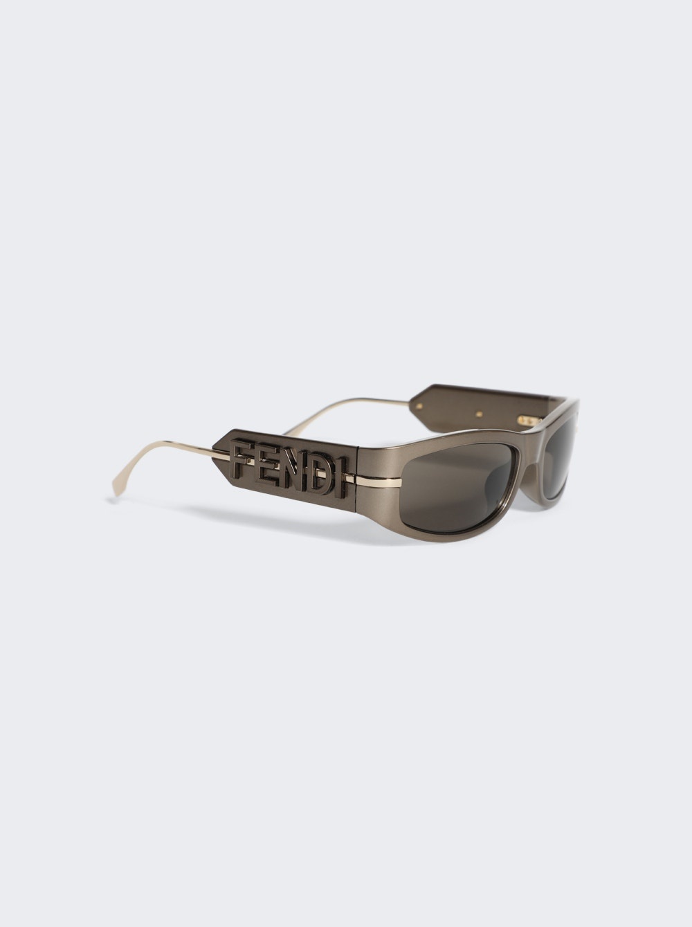 Fendigraphy Sunglasses Shiny Light Brown - 4