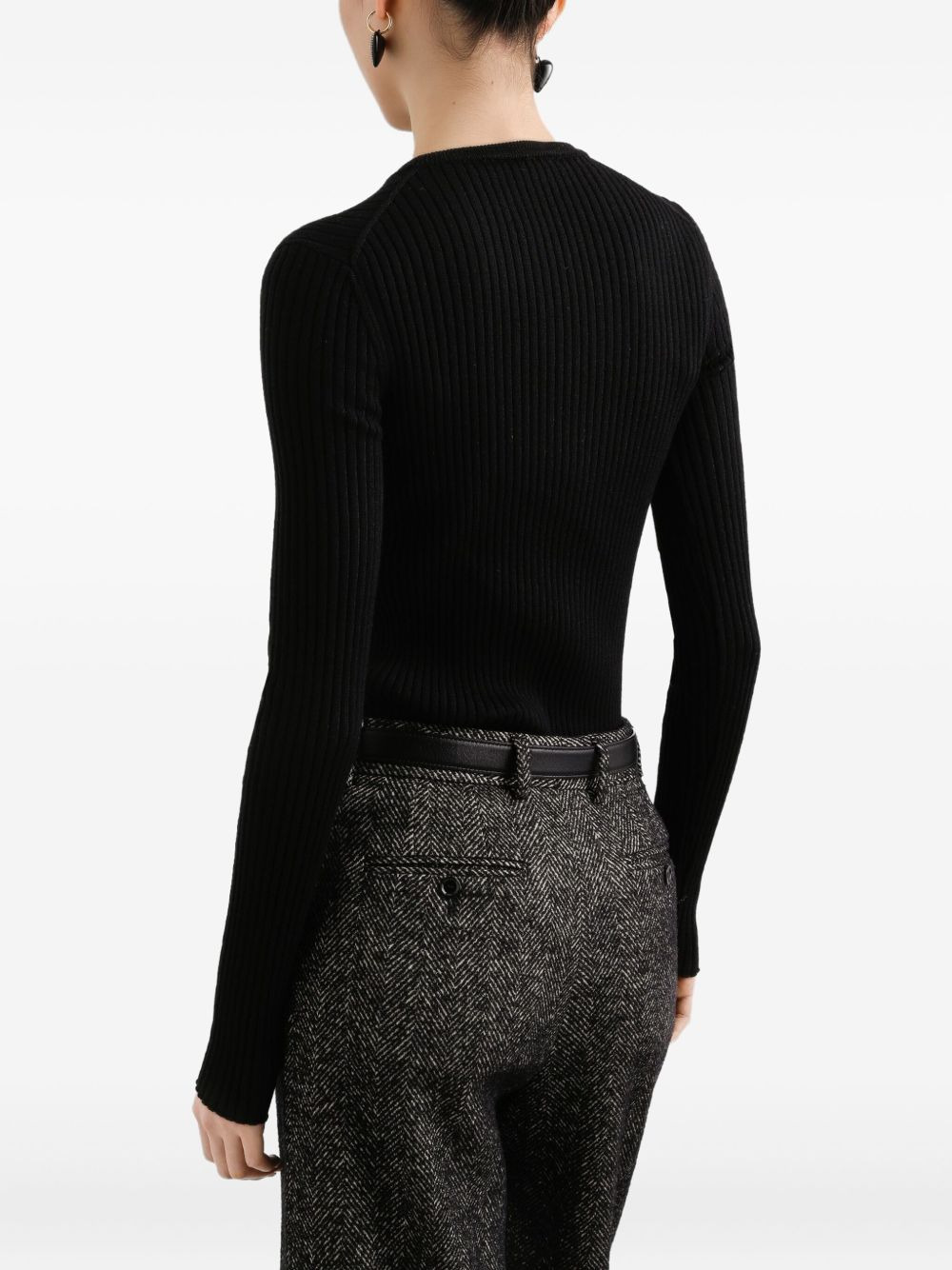 ribbed sweater - 4