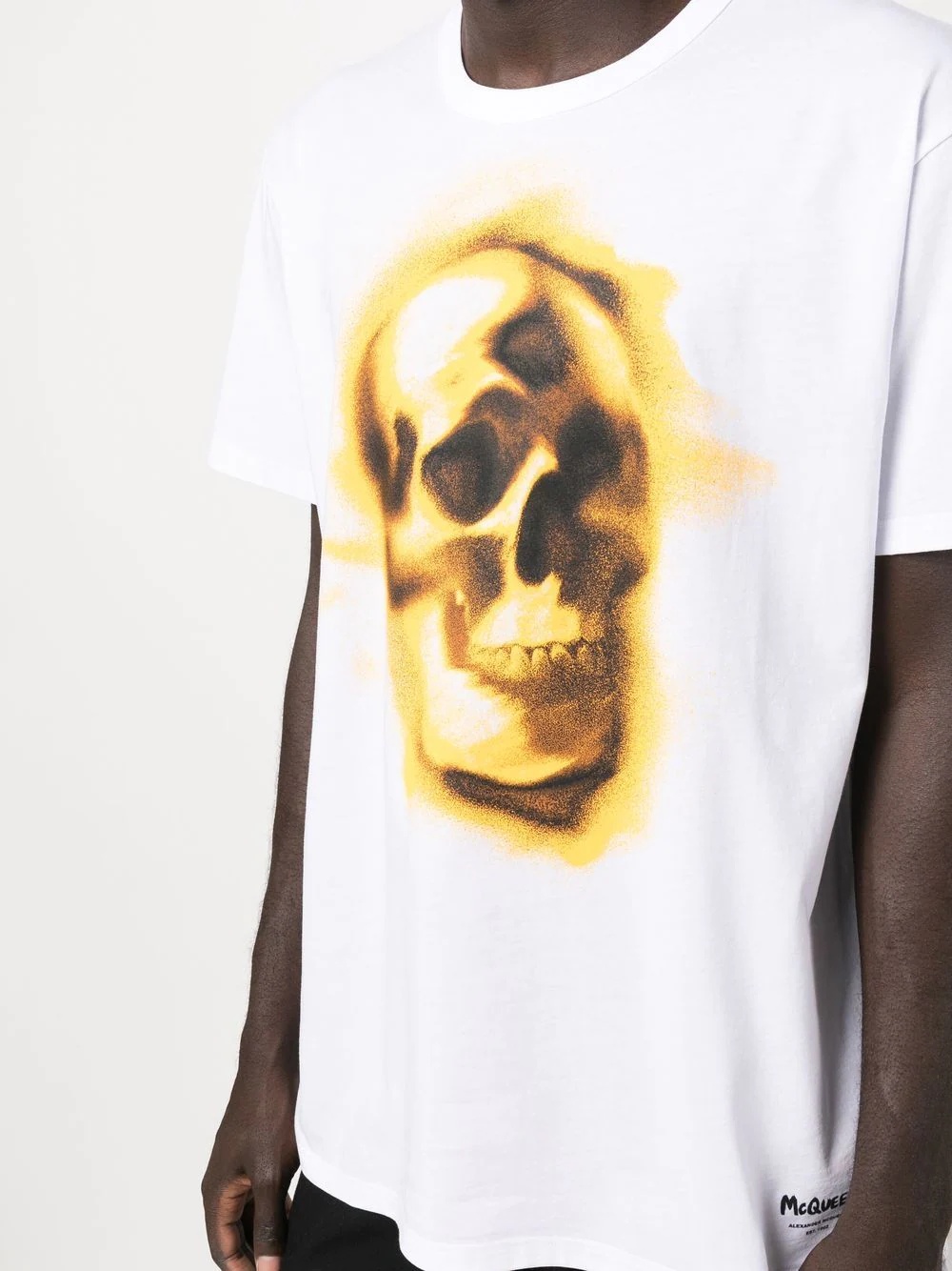 skull-print round-neck T-shirt - 5