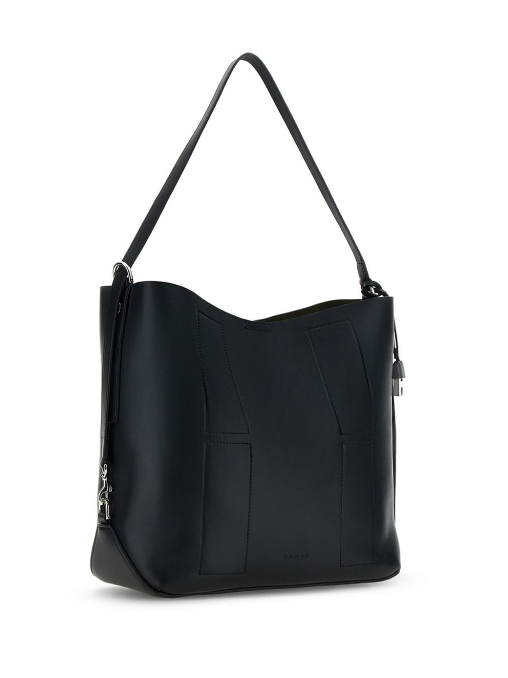 medium leather shoulder bag - 3