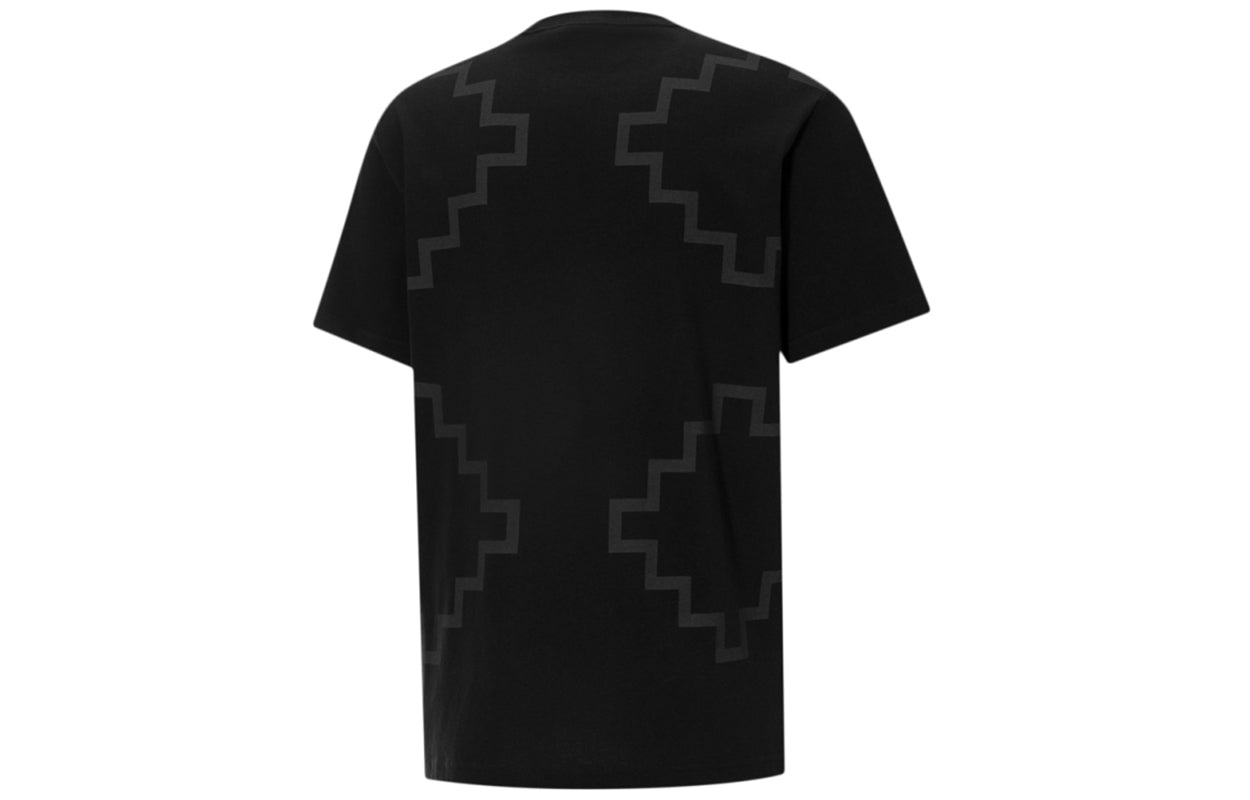 PUMA x PRONOUNCE Elevated Tee Crossover Geometry Pattern Athleisure Casual Sports Short Sleeve Black - 2