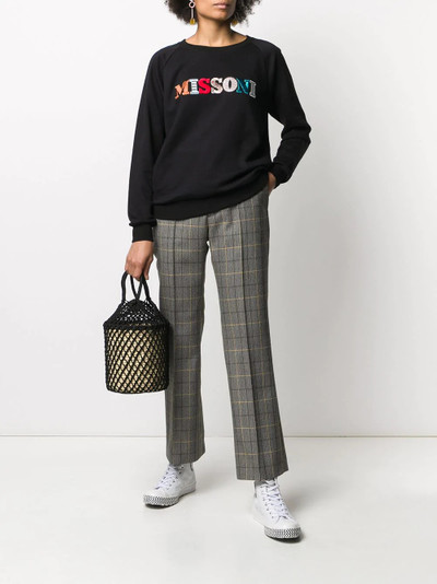 Missoni embroidered logo sweatshirt outlook