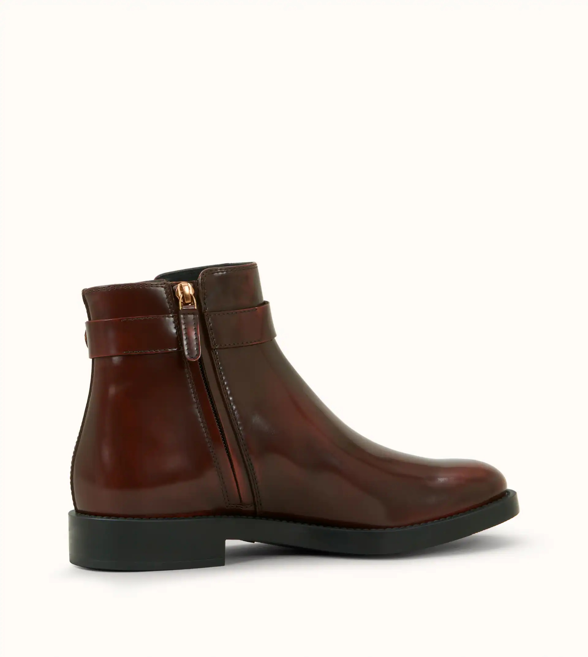 TIMELESS ANKLE BOOTS IN LEATHER - BROWN - 6
