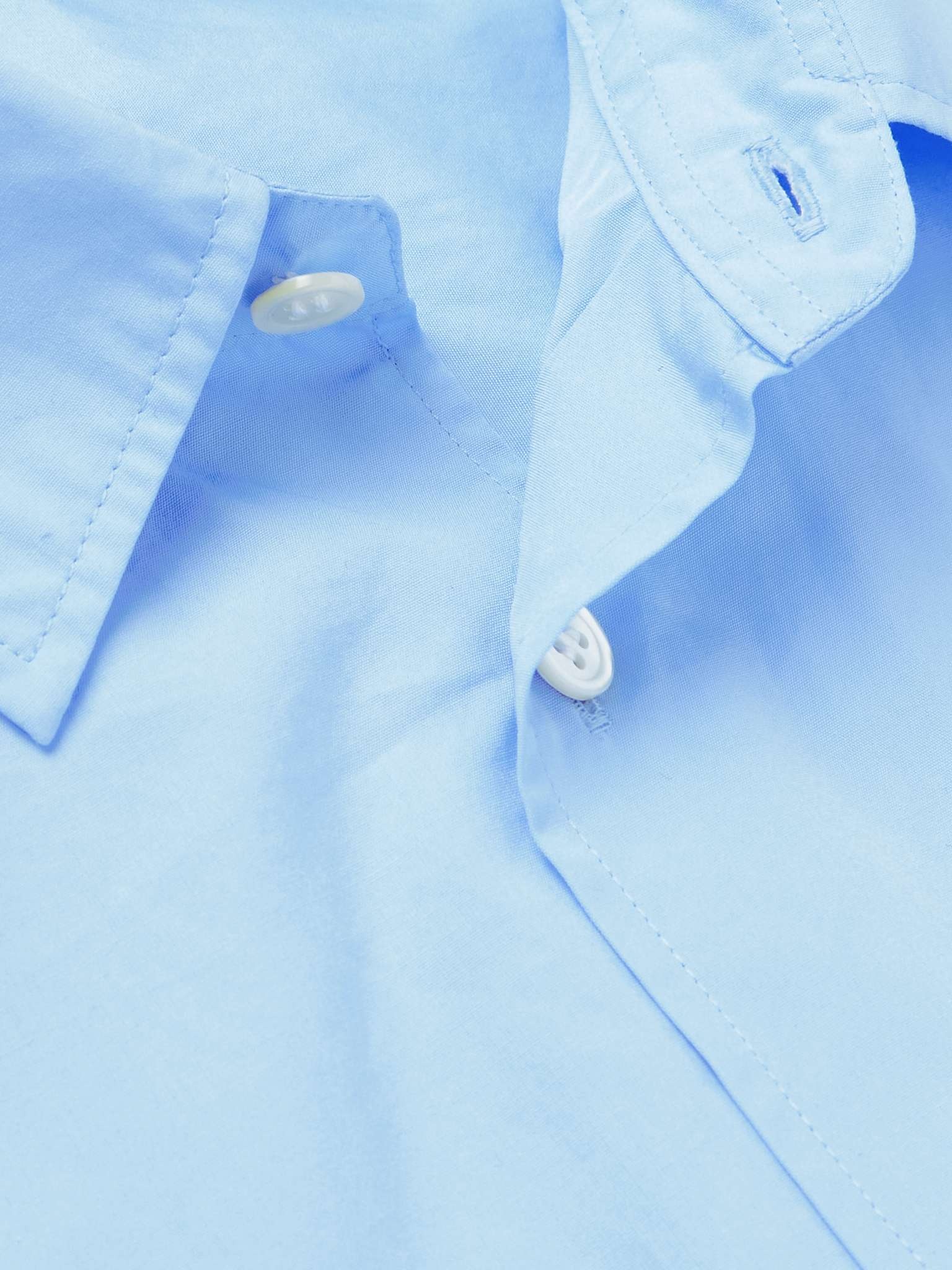 Embroidered Cotton-Poplin Shirt - 5