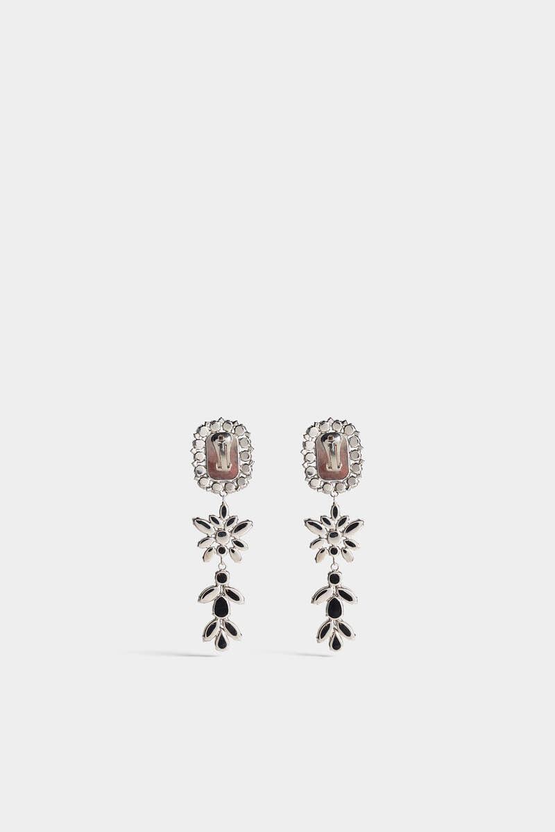 STRASS FLORAL EARRINGS - 2