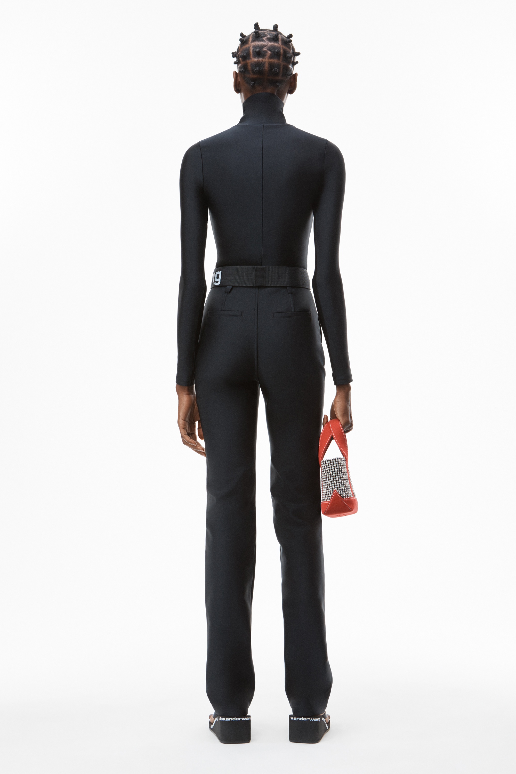 TURTLENECK BODYSUIT IN ACTIVE STRETCH - 4