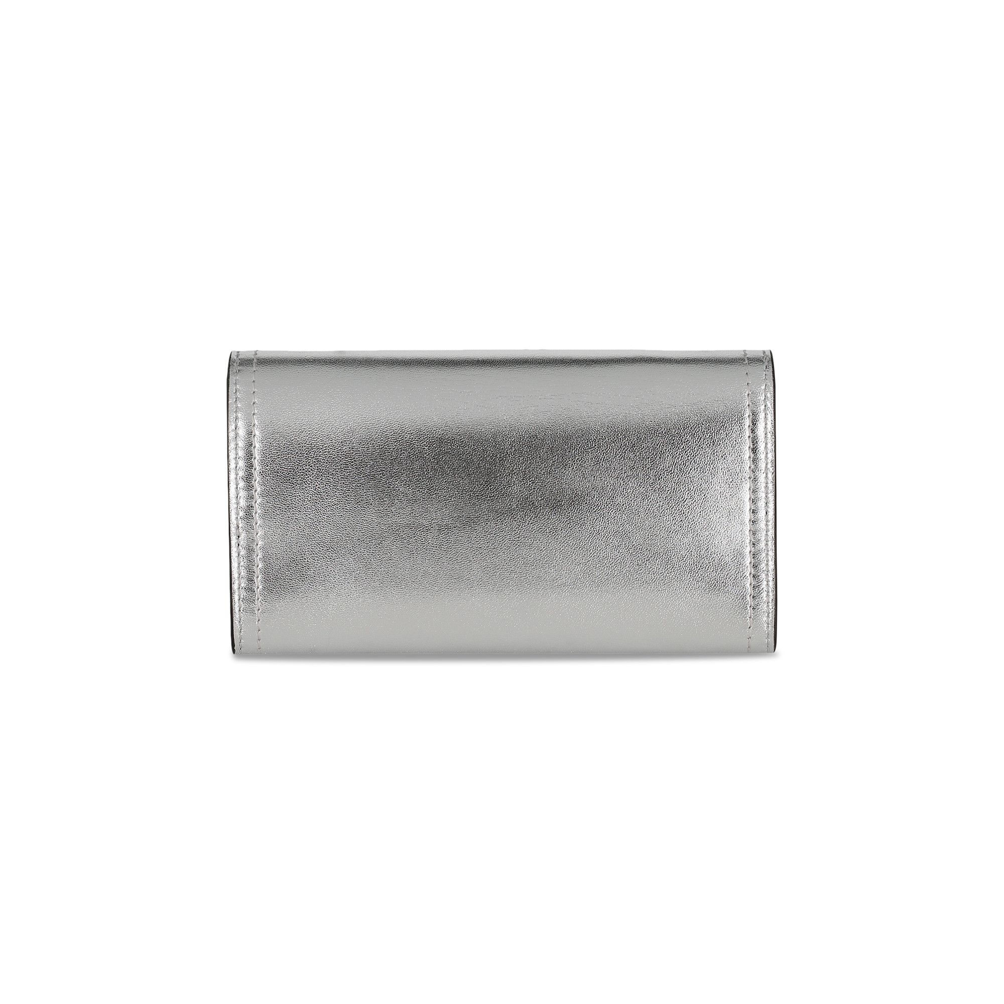 Moschino Crystal Embellished Belt Logo Lettering Crossbody Bag 'Fantasy Print/Nickel' - 2