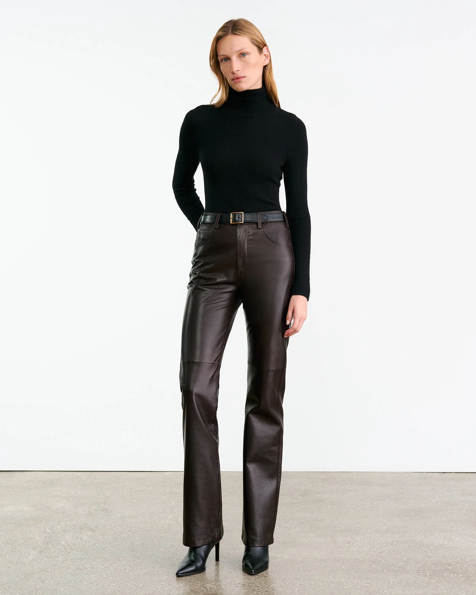 JOAN LEATHER PANT - 1