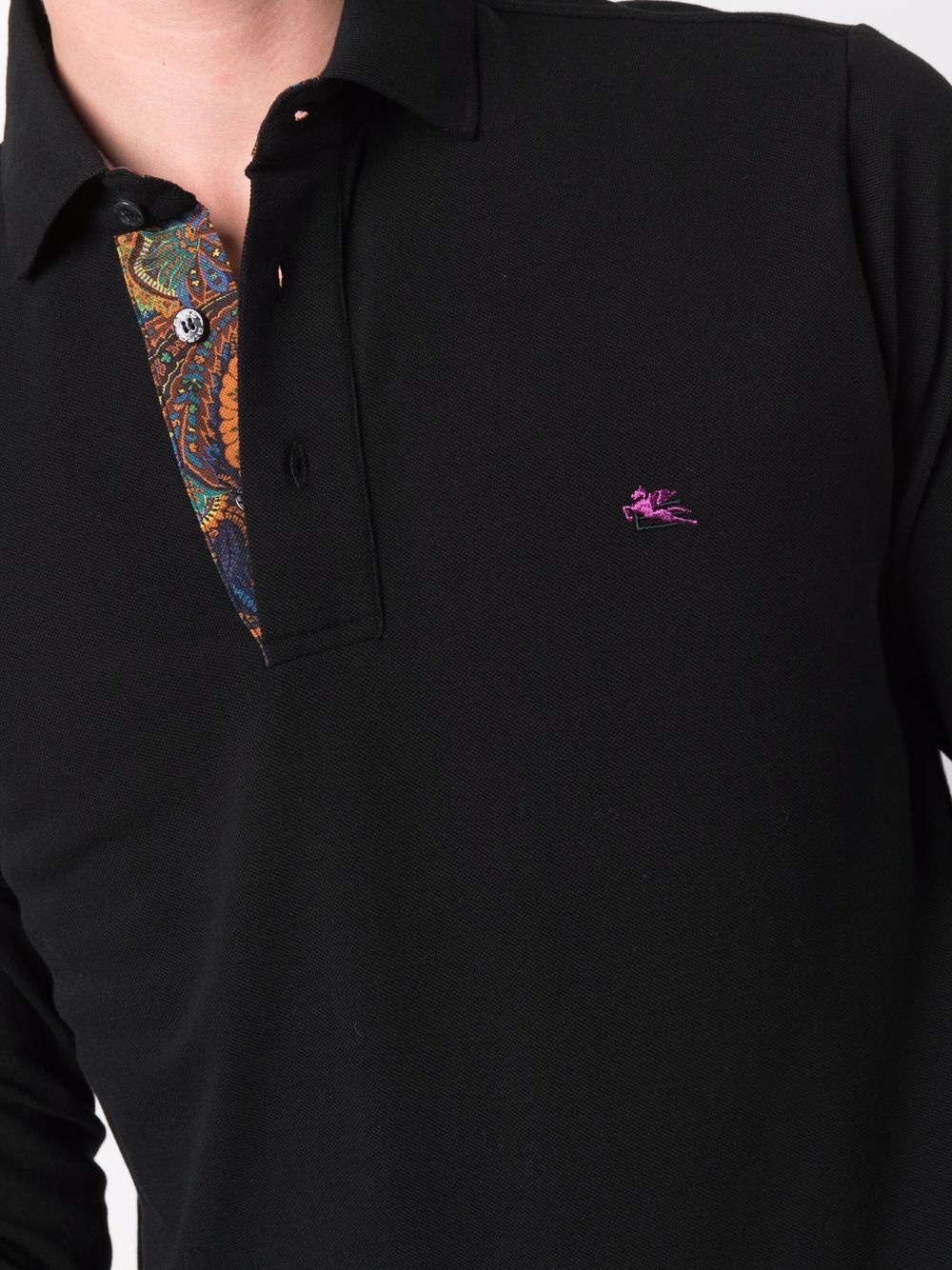 Pegaso embroidered polo shirt - 5