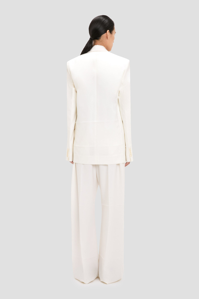 Detached Lapel Jacket In Off-White 5