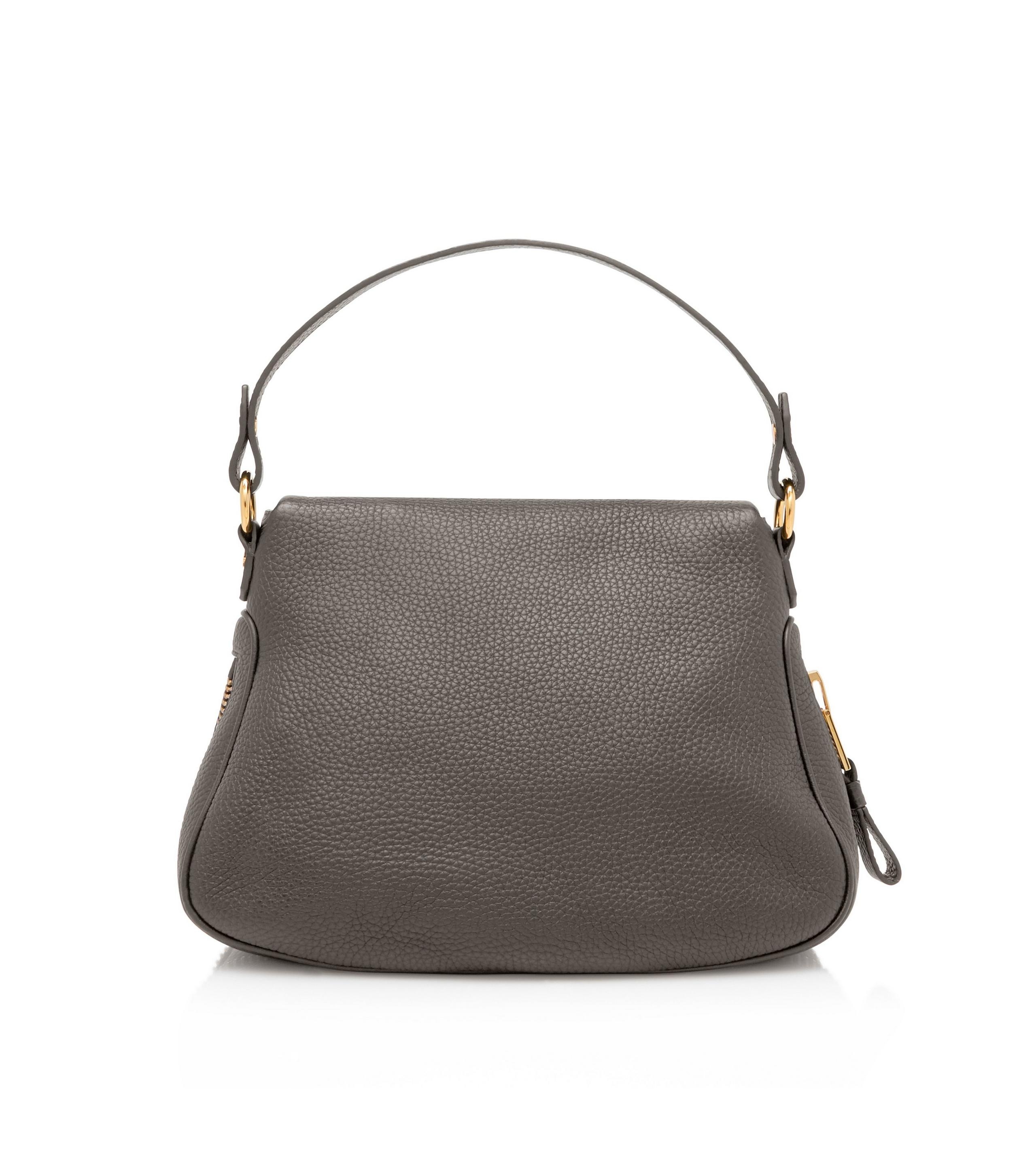 GRAIN LEATHER JENNIFER MEDIUM DOUBLE STRAP BAG - 3