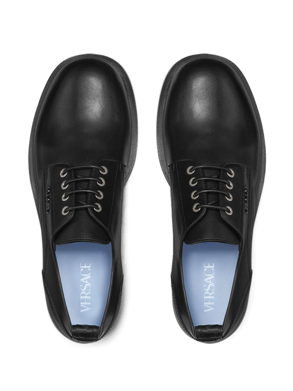 leather derby shoes - 4