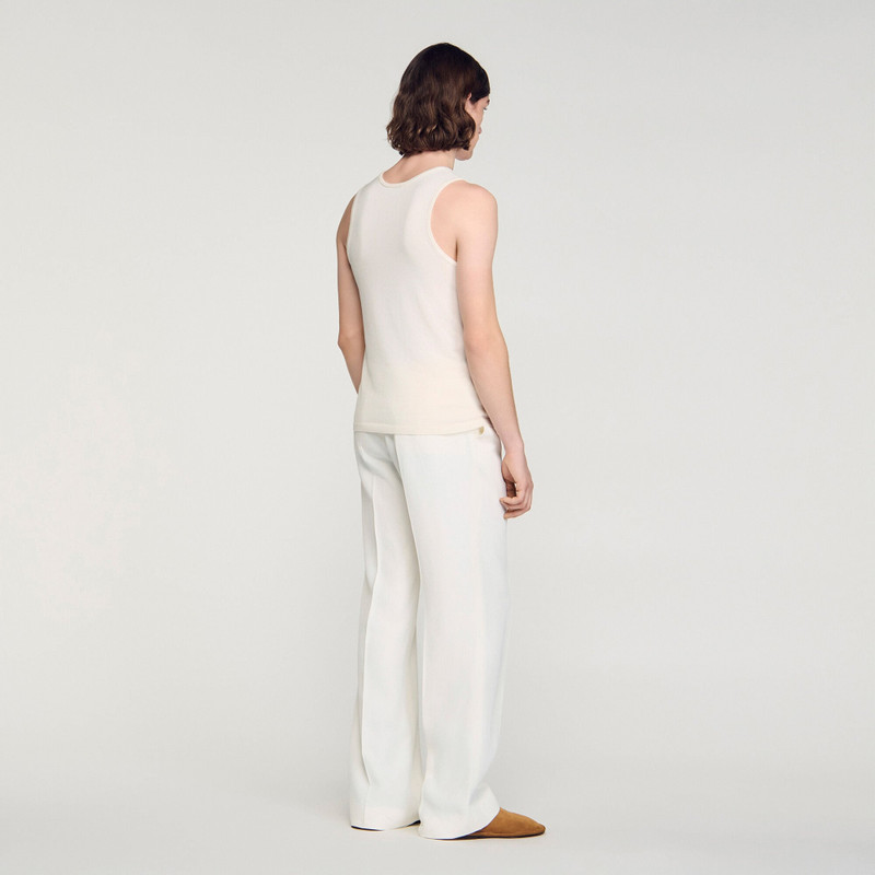KNIT CREW NECK VEST TOP 6