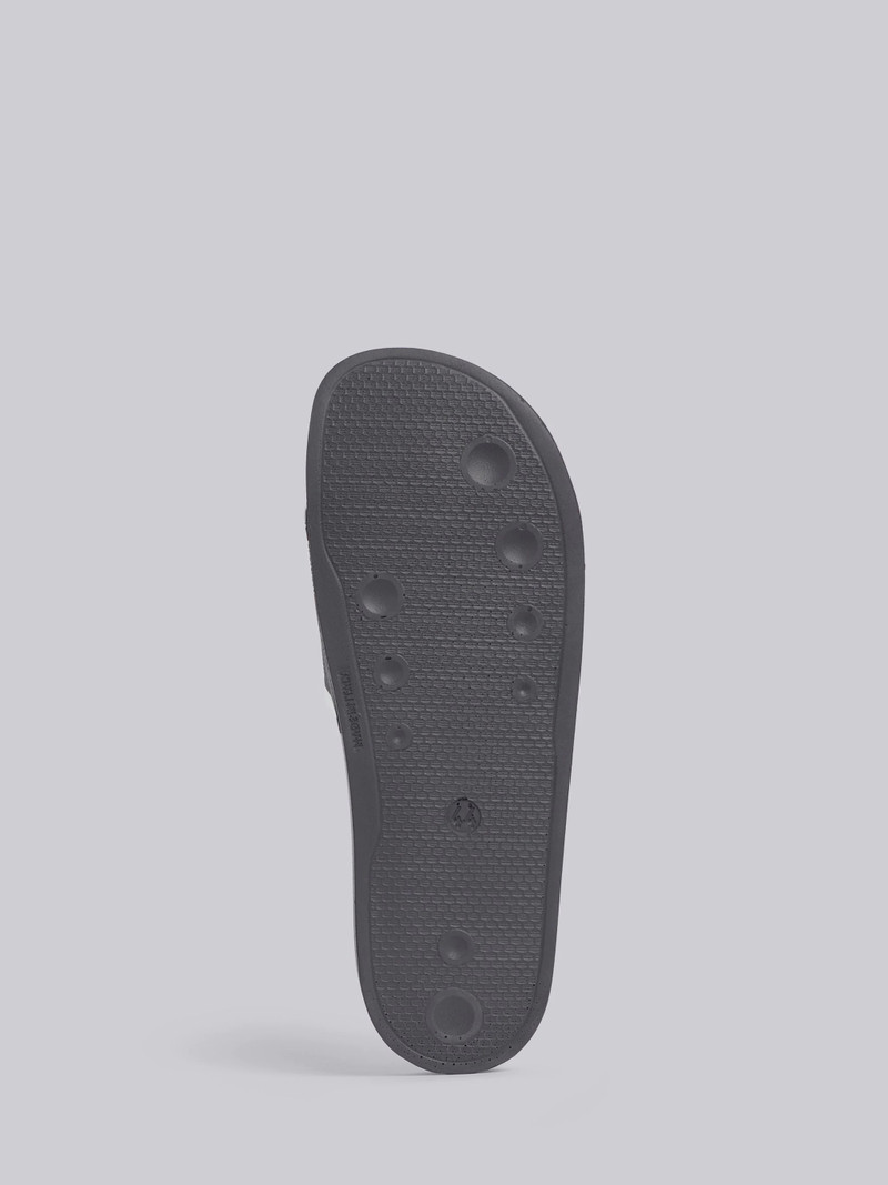 Dark Grey Rubber Stripe Pool Slides 5