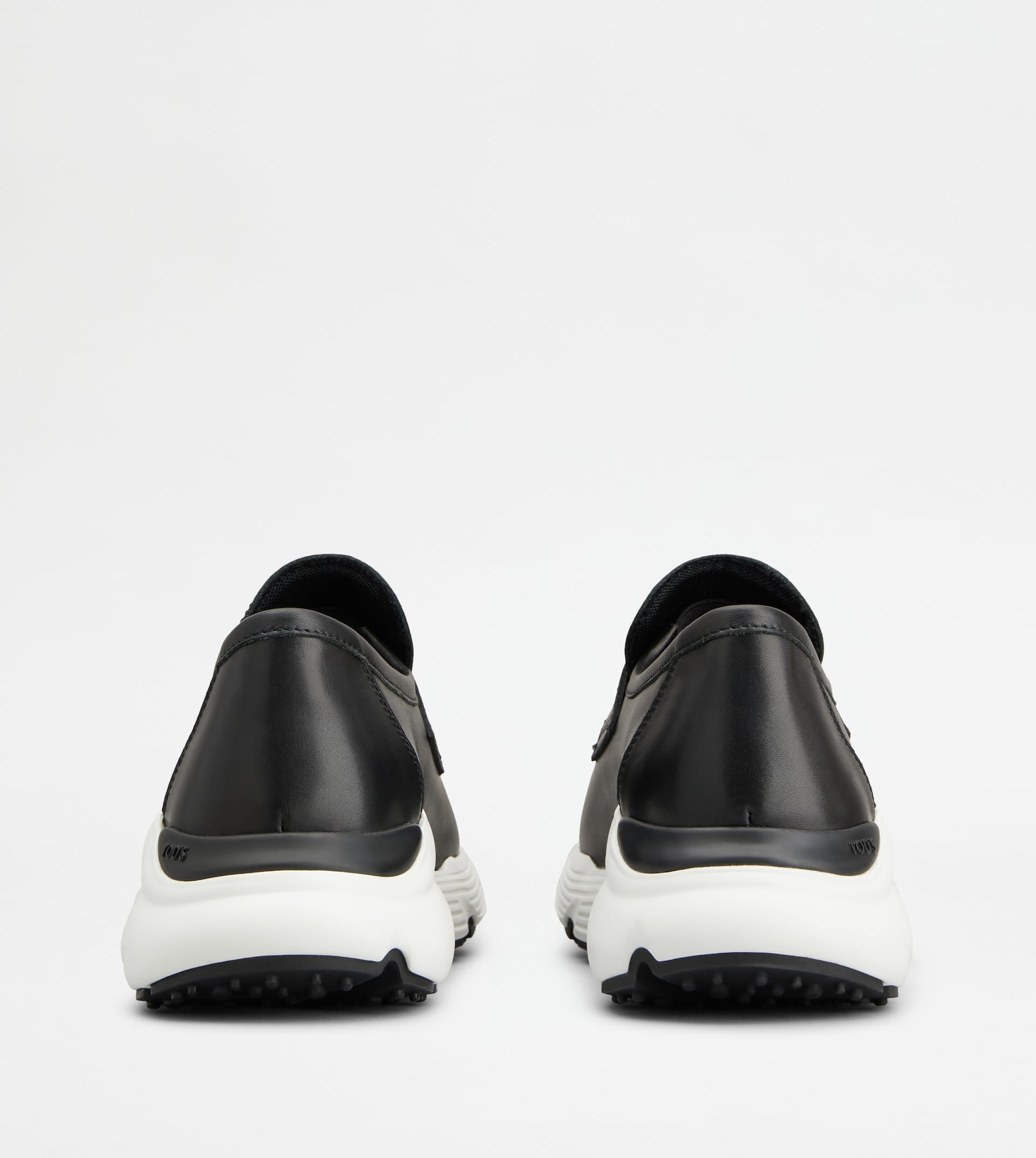 SPORTY LOAFERS IN LEATHER - BLACK - 2
