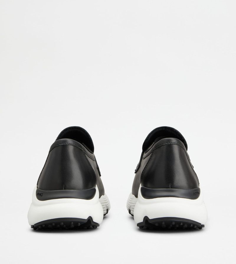 Tod's SPORTY LOAFERS IN LEATHER - BLACK outlook