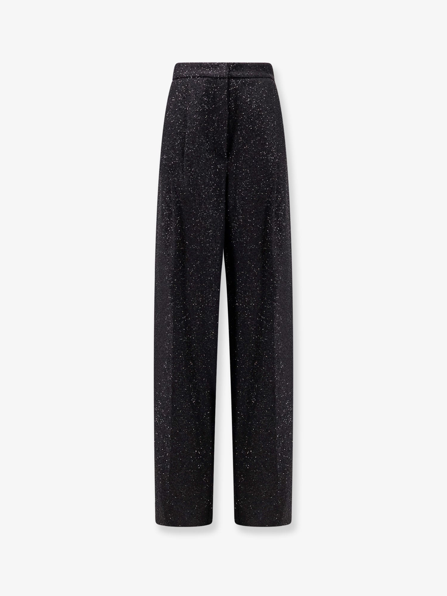 Max Mara Navigli Viscose Blend Trouser With Sequins - 1