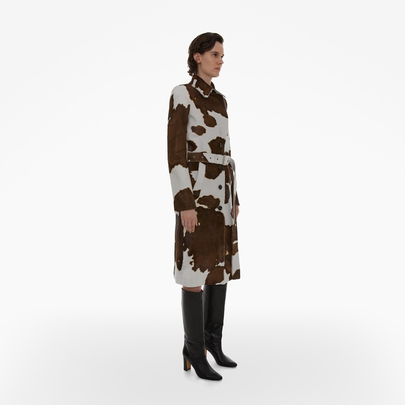 COWHIDE TRENCH COAT 5