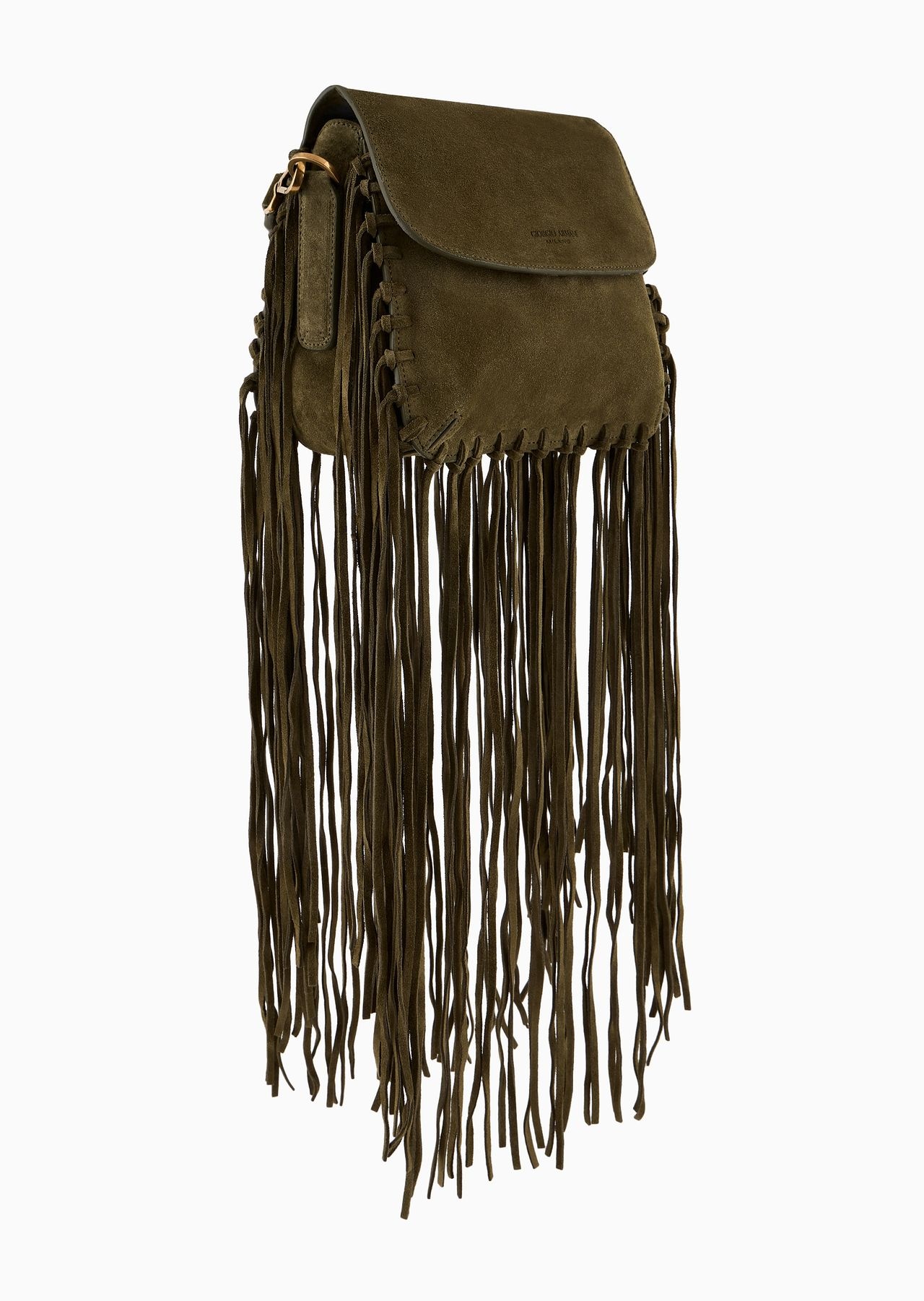 La Prima fringed suede bag - 2