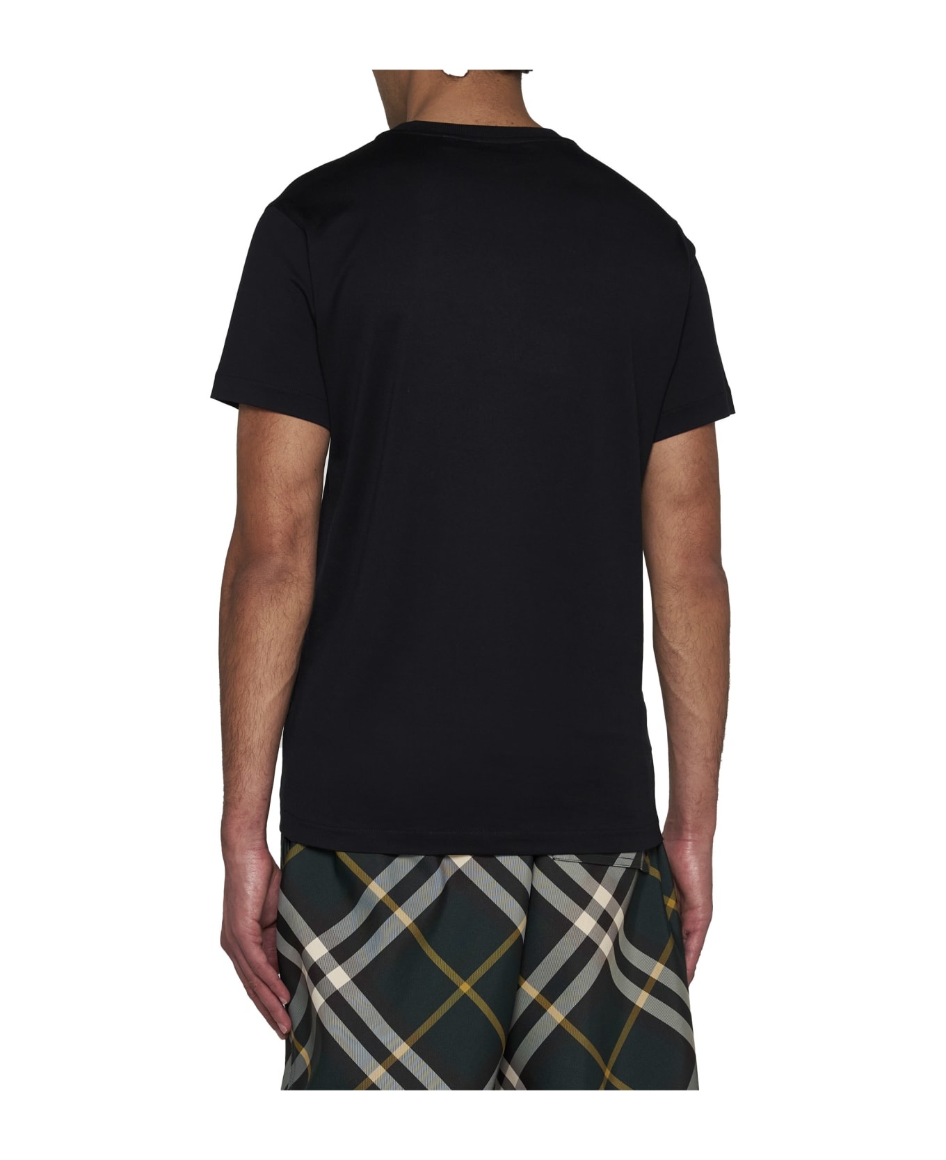 Logo Embroidered Crewneck T-shirt - 4