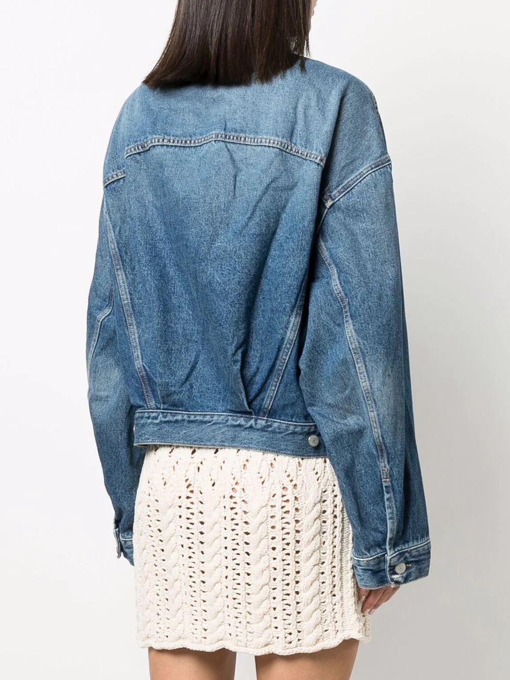 oversized denim jacket - 4