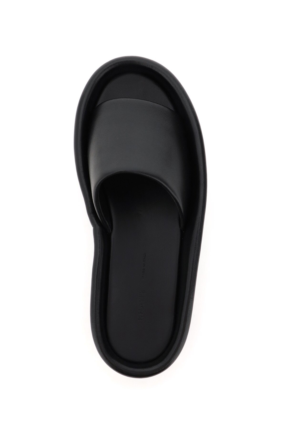 LEATHER VENICE SLIDE - 3