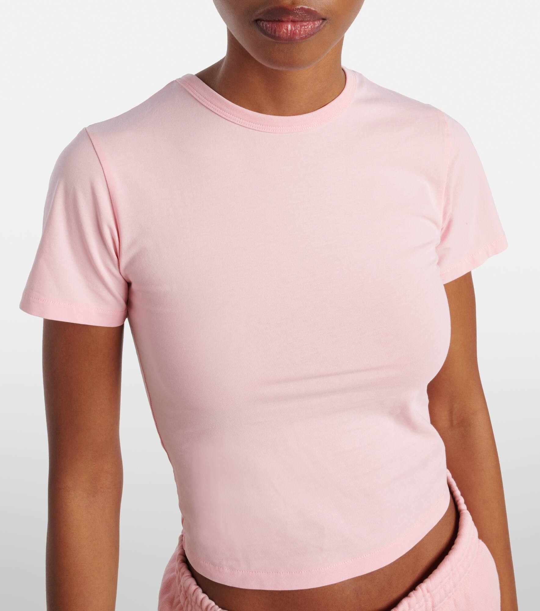 Micro cotton-blend jersey T-shirt - 4