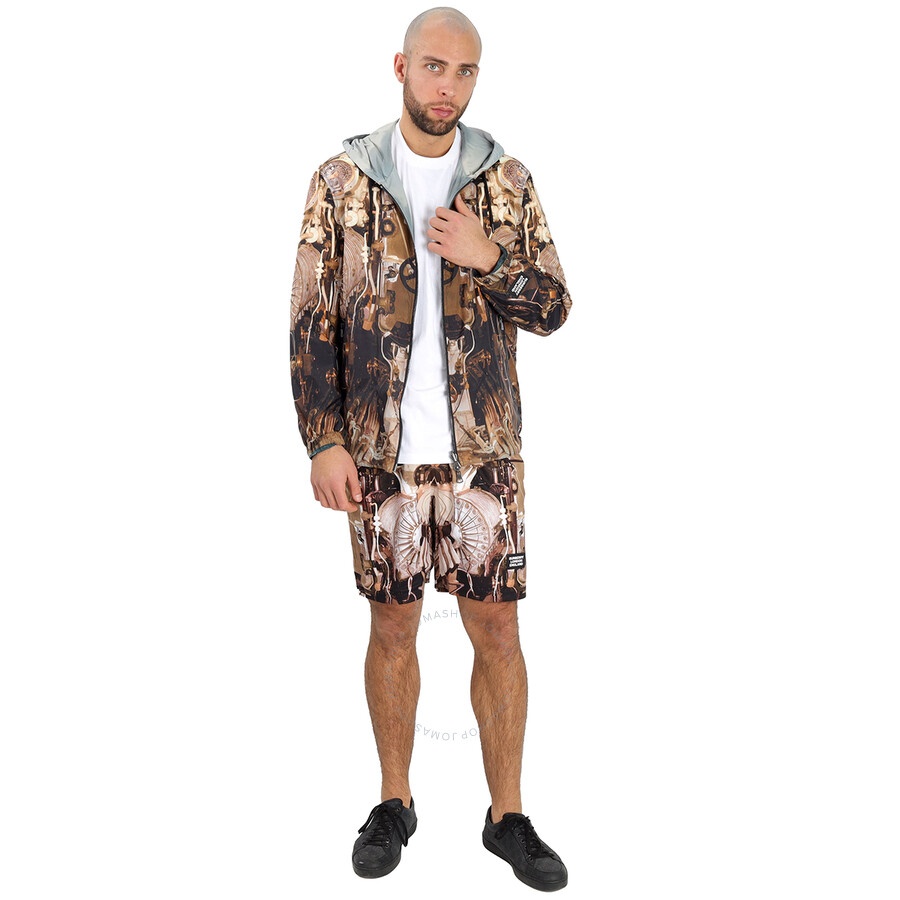 Burberry Men's Bronze Stretton Wilford Mesh Shorts - 6