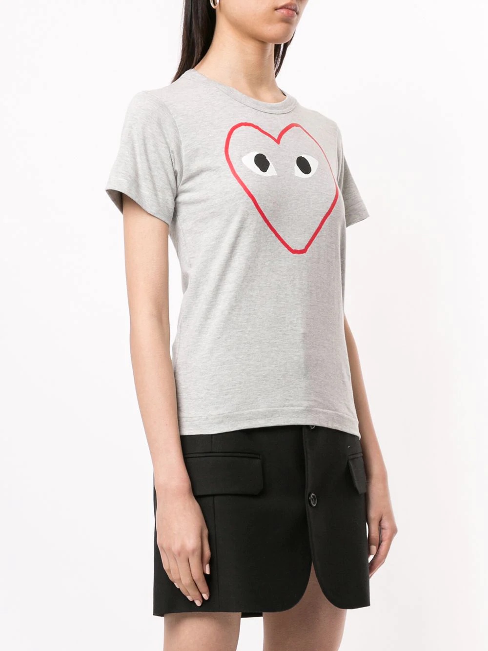 logo-print crew neck T-shirt - 3