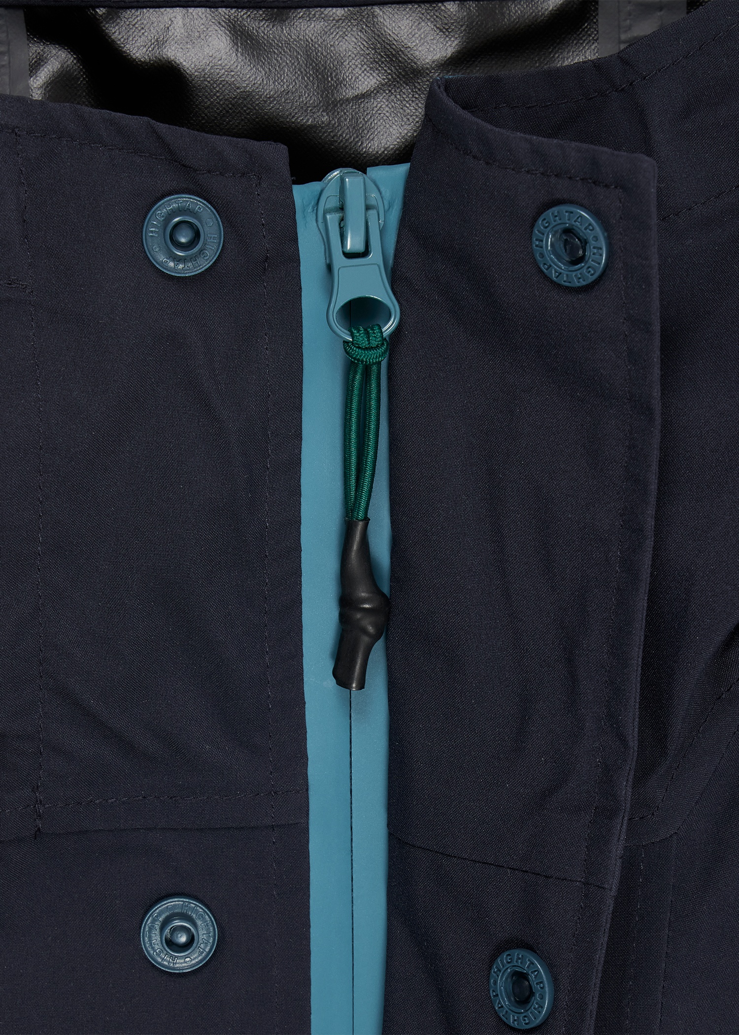 Navy Recycled-Polyester Hooded Jacket - 2