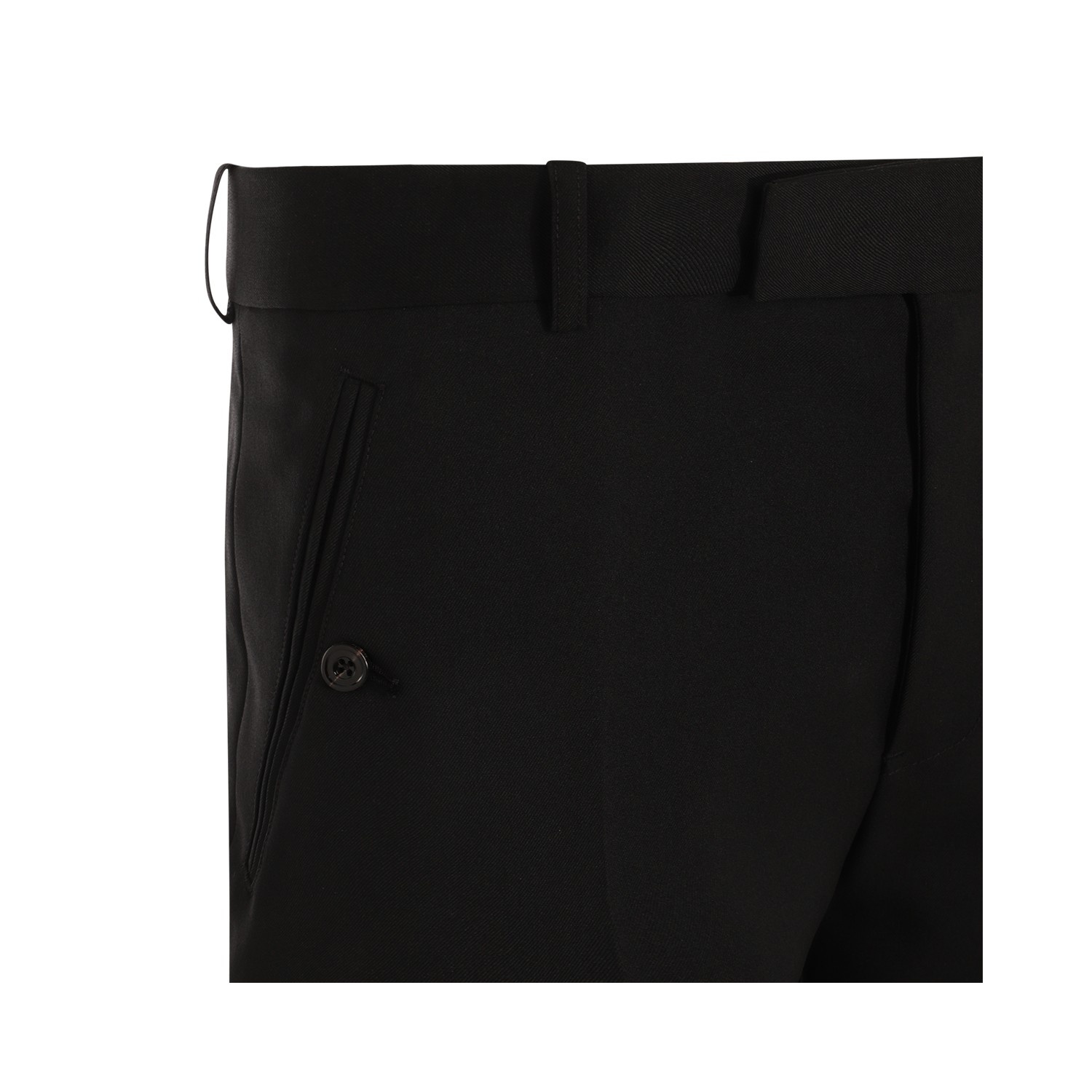 BLACK COTTON PANTS - 3