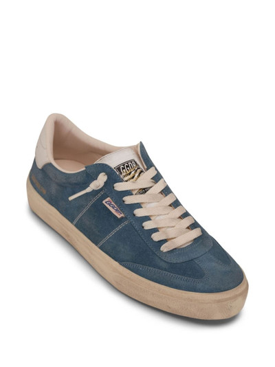 Golden Goose logo-patch lace-up sneakers outlook
