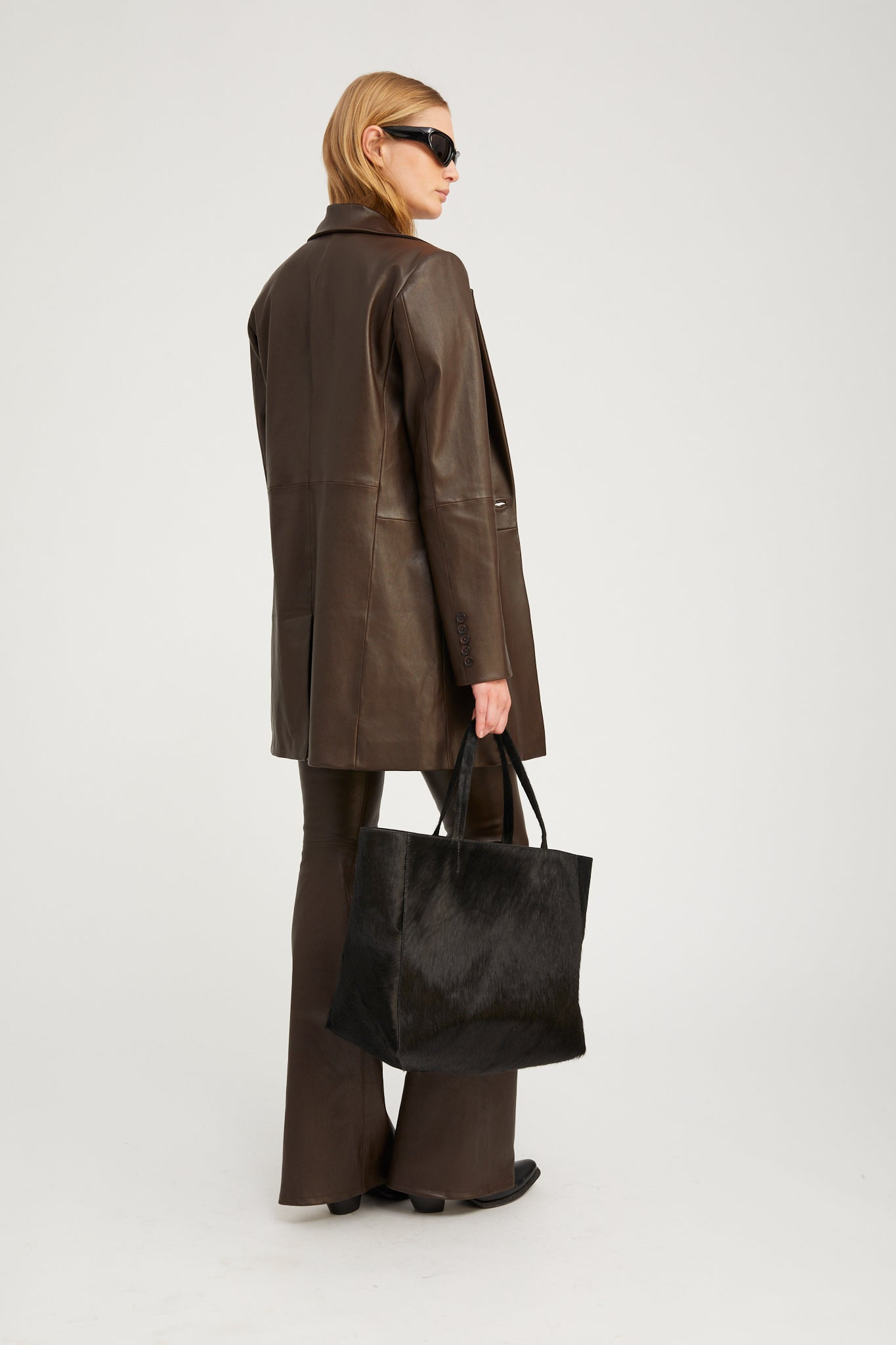 AMERICANO LEATHER BRIGITTE BLAZER - 3