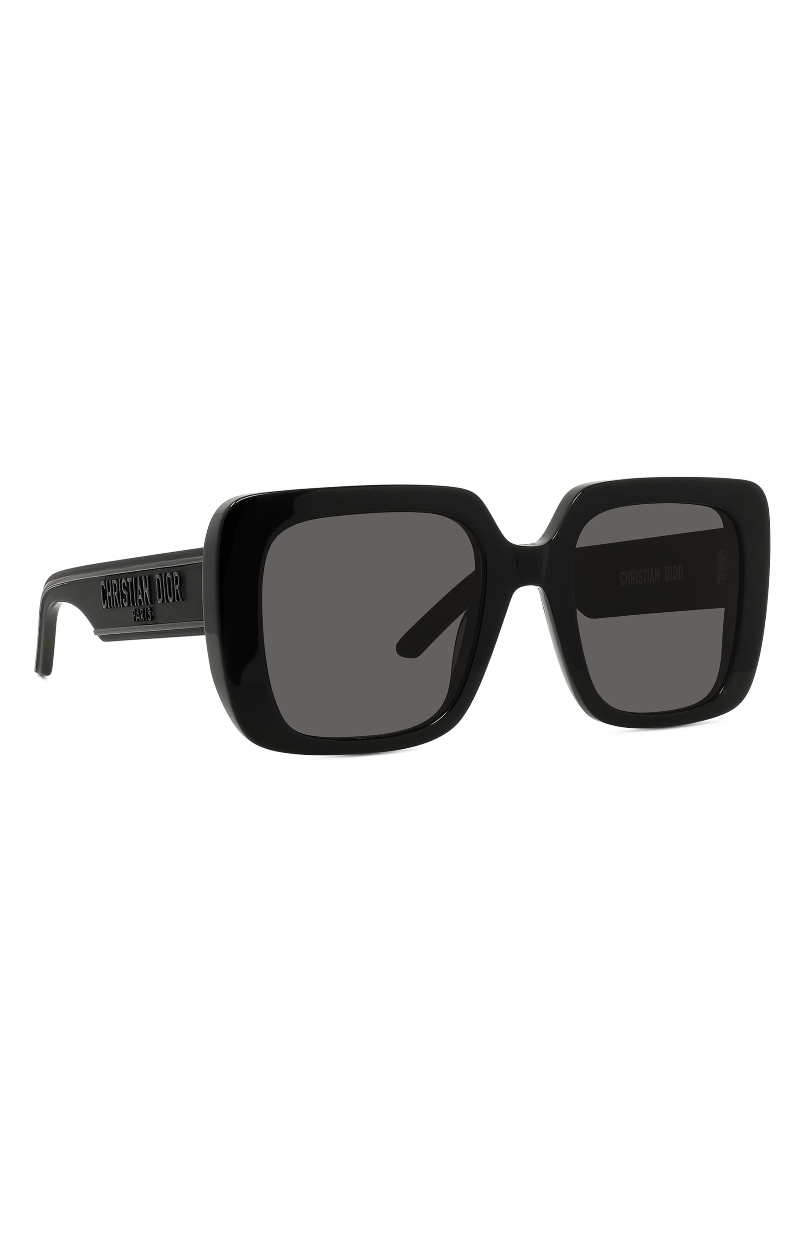 Wildior S3U 55mm Square Sunglasses in Black/Grey at Nordstrom - 6