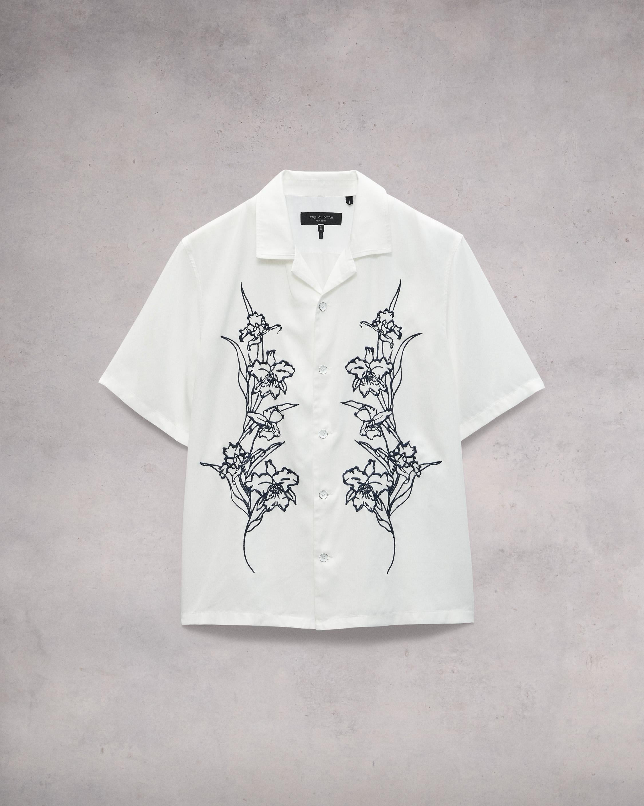 Avery Resort Embroidered Shirt
Relaxed Fit Button Down - 1