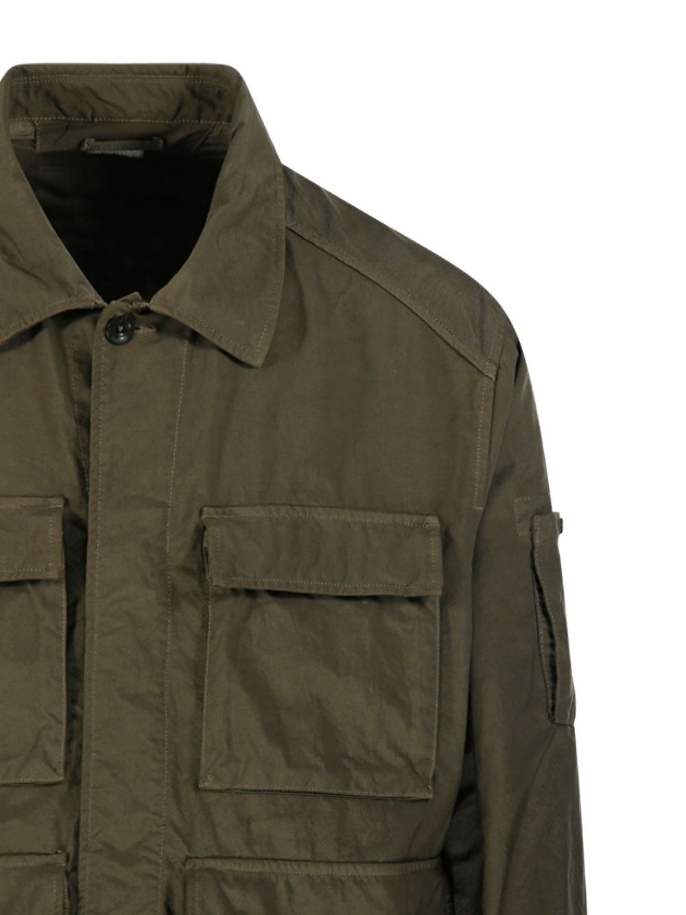 multi-pocket drawstring jacket - 4
