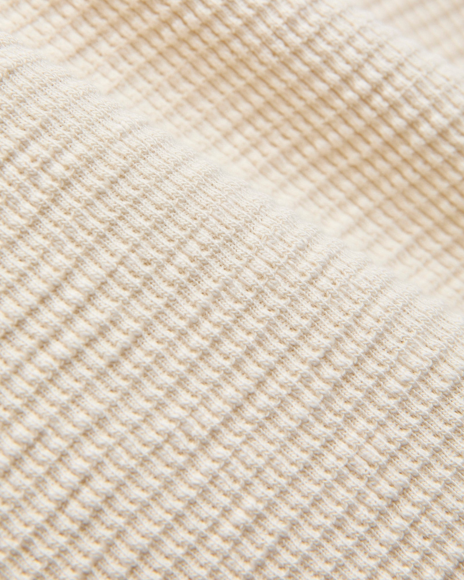 Waffle-Knit Thermal Long-Sleeve in Paper White - 6