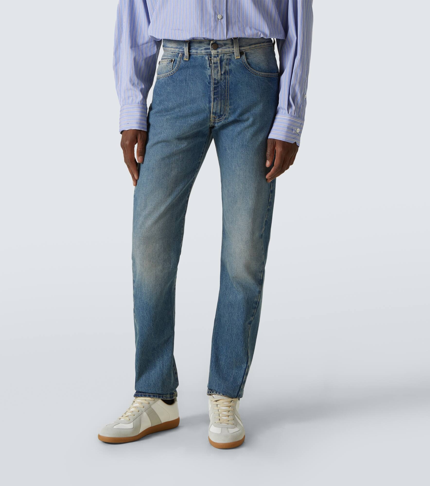 Mid-rise straight jeans - 3