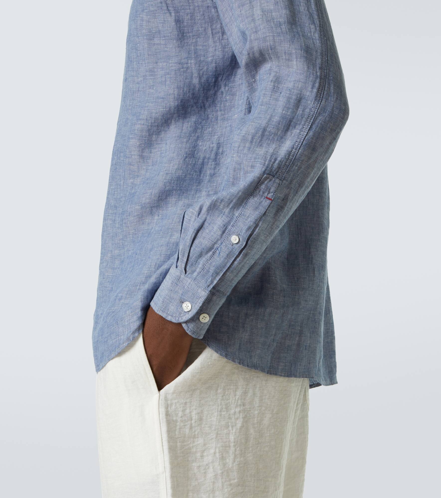 Justin linen chambray shirt - 6