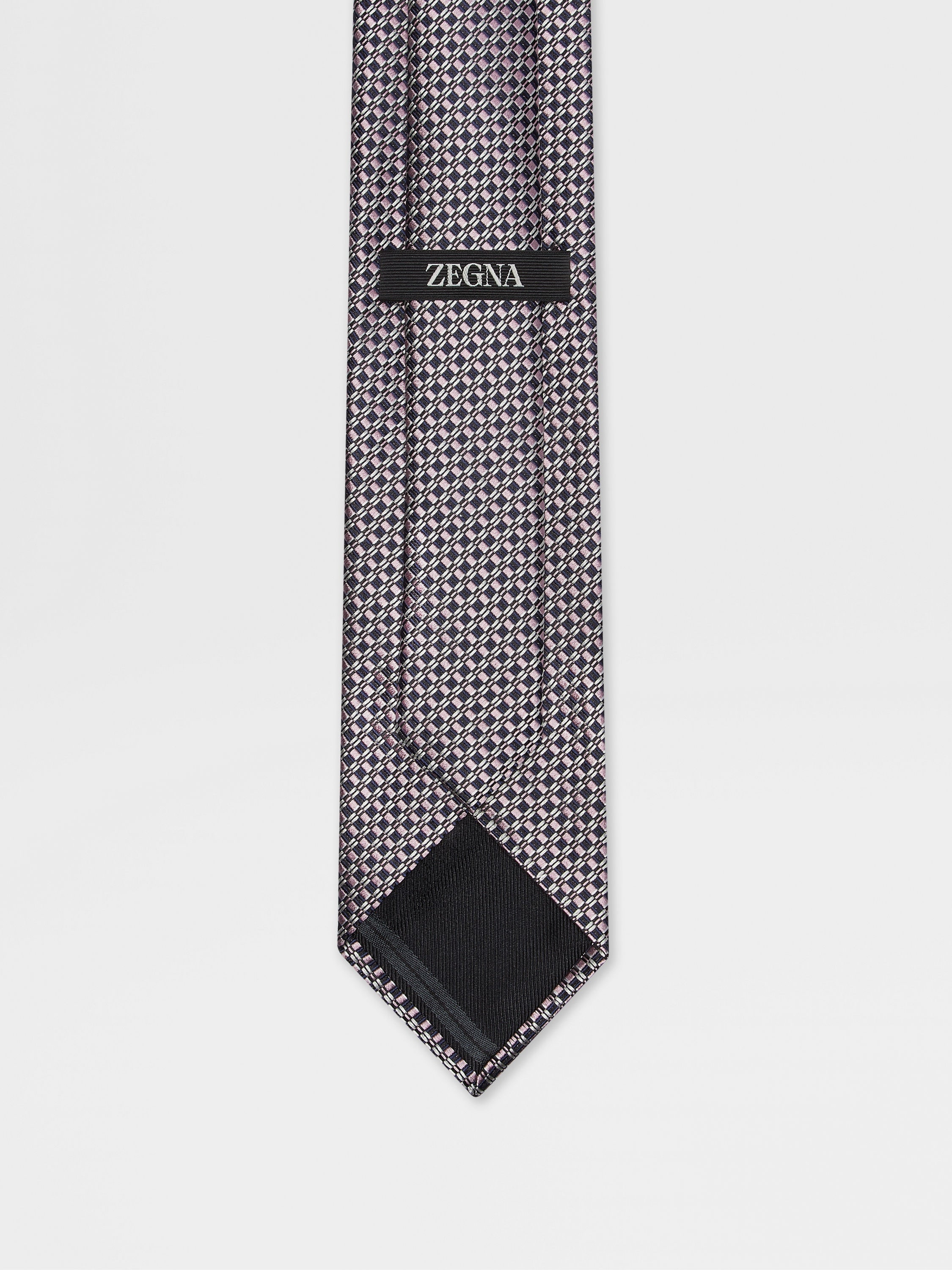 PINK SILK TIE - 3