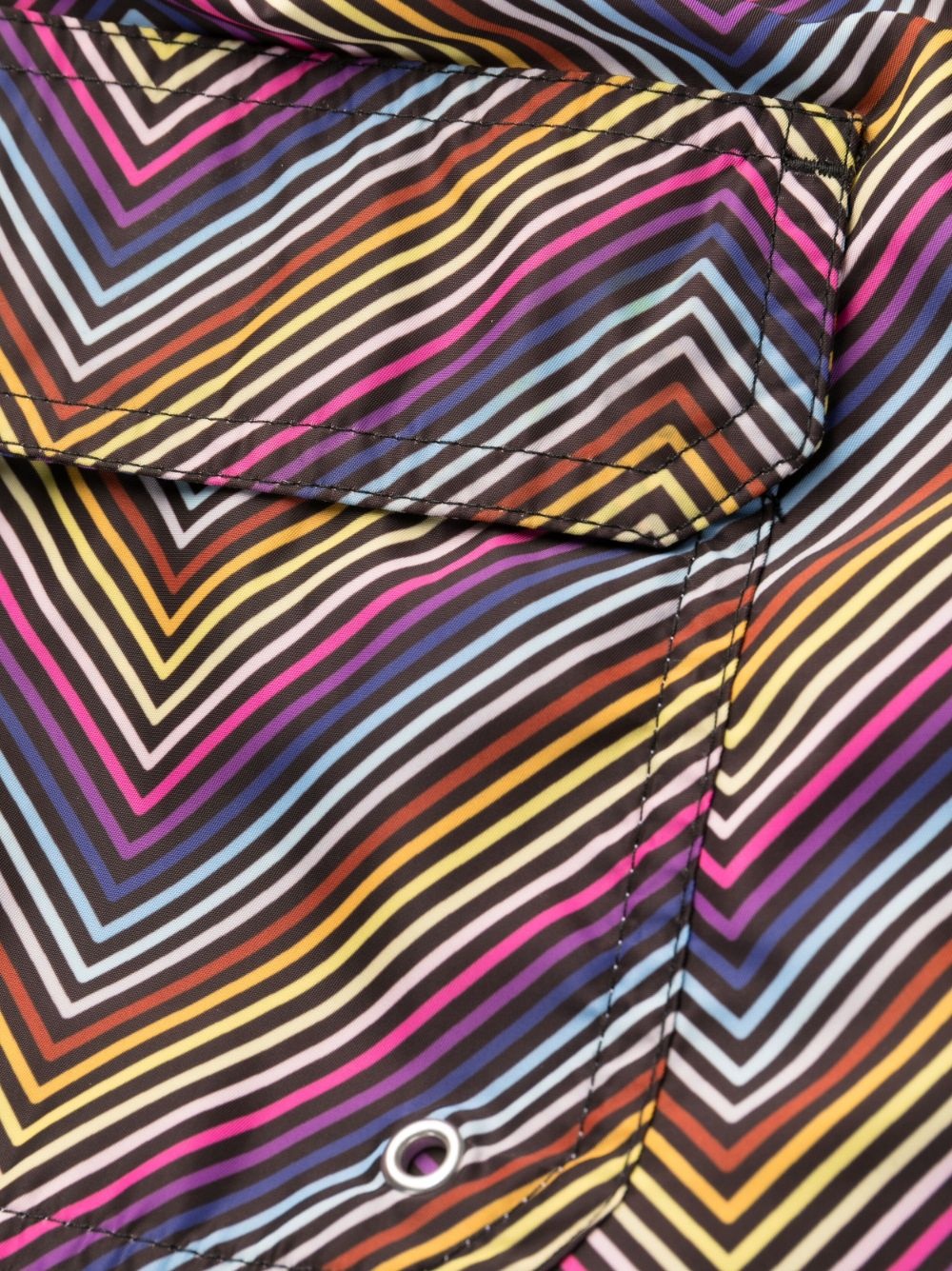 ZIGZAG-PRINT SWIM SHORTS - 3
