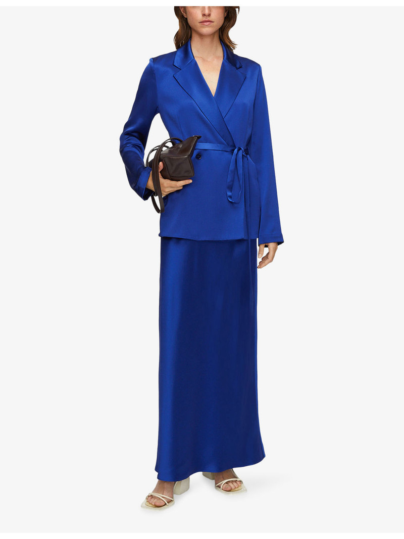 JOSEPH Isaak Elasticated-Waist Silk Maxi Skirt outlook
