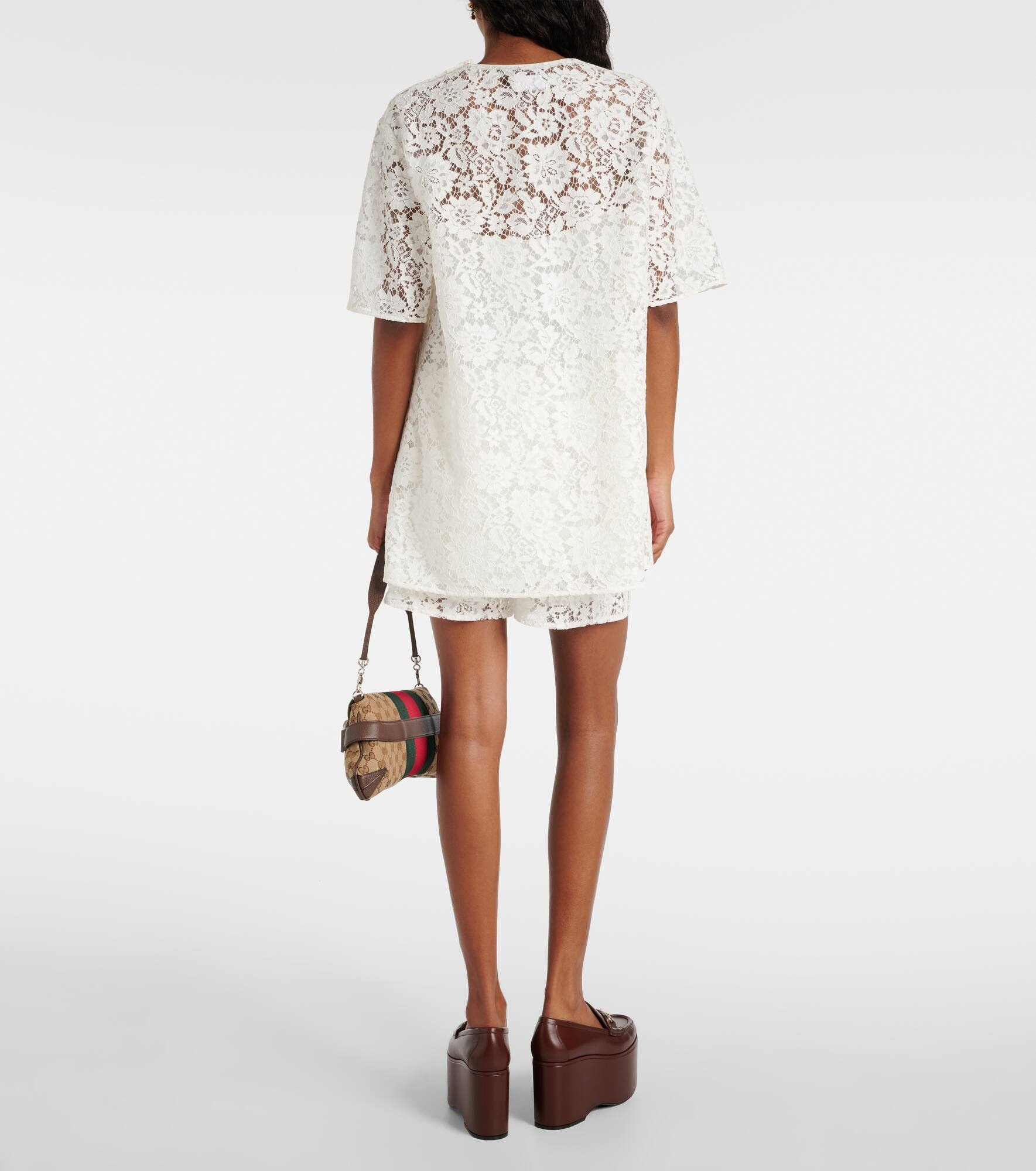 Interlocking G lace top - 3