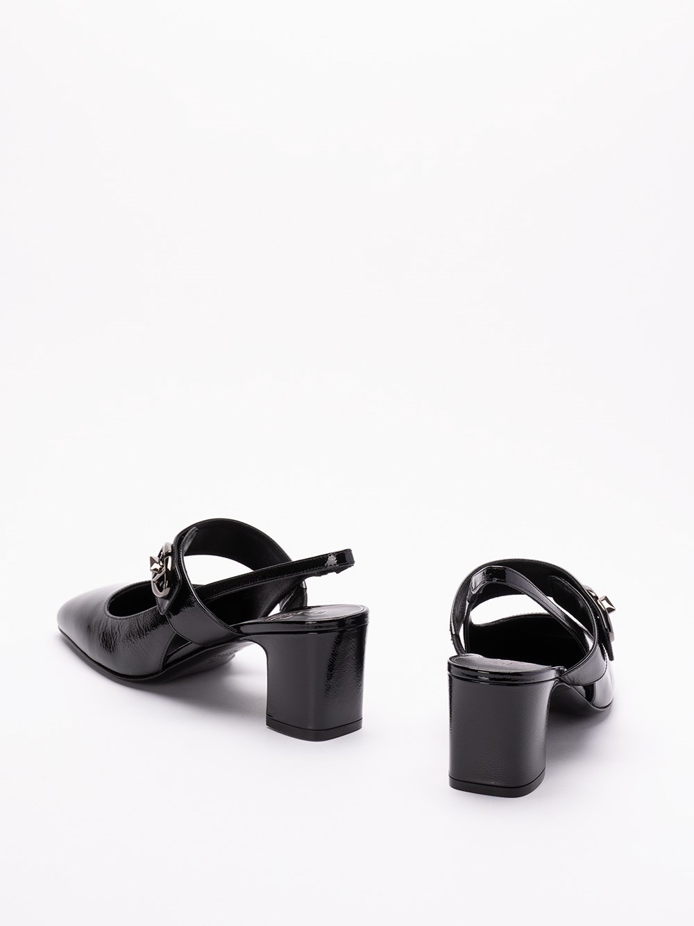 `VLogo Locker` Slingback Pumps - 3