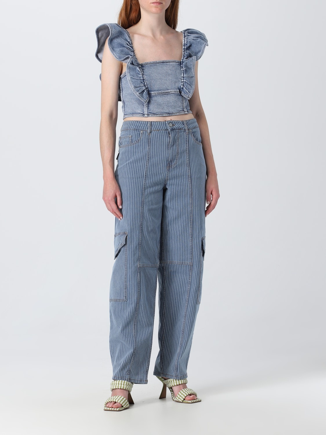 Ganni top in denim - 2