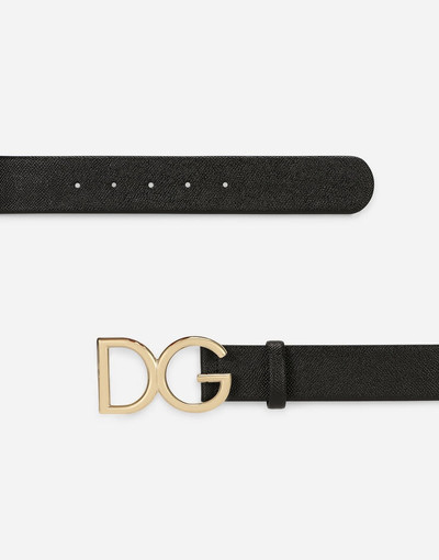 Dolce & Gabbana Dauphine calfskin belt outlook