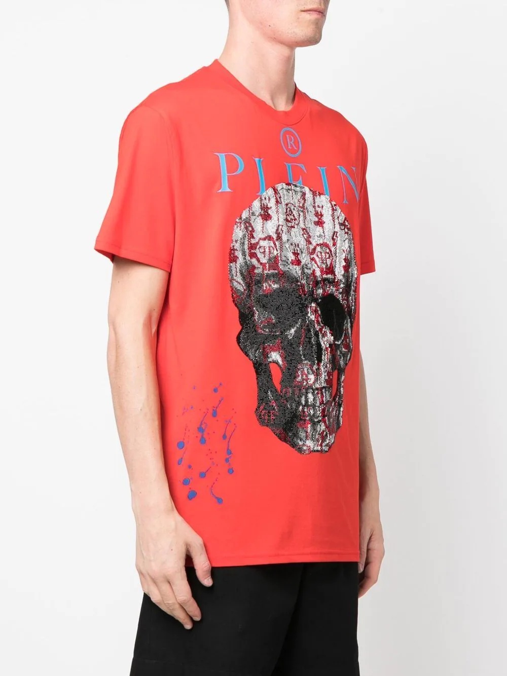 skull-print short-sleeve T-shirt - 3